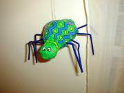 green spider by Ayelet Ben-Zvi