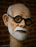Freud Puppet Head by Creaturiste