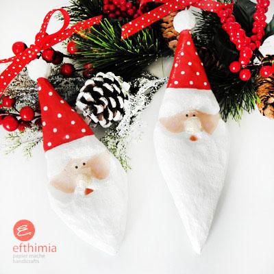 "Santa Claus ornaments" by Efthimia Kotsanelou
