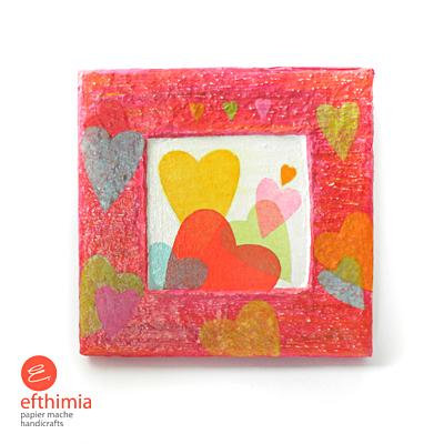 "Hearts wall frame" by Efthimia Kotsanelou