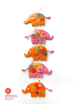 "Small elephants garland" by Efthimia Kotsanelou