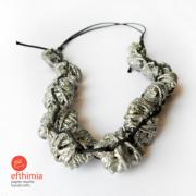 Silver beard necklace by Efthimia Kotsanelou