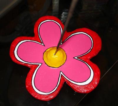 "flower incense holder" by Fernanda Motta