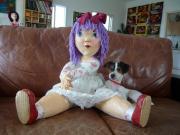 a new papermache doll by Tiva Noff