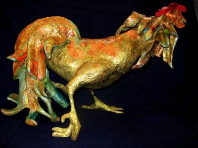 "war  rooster" by Frida  Abramsky